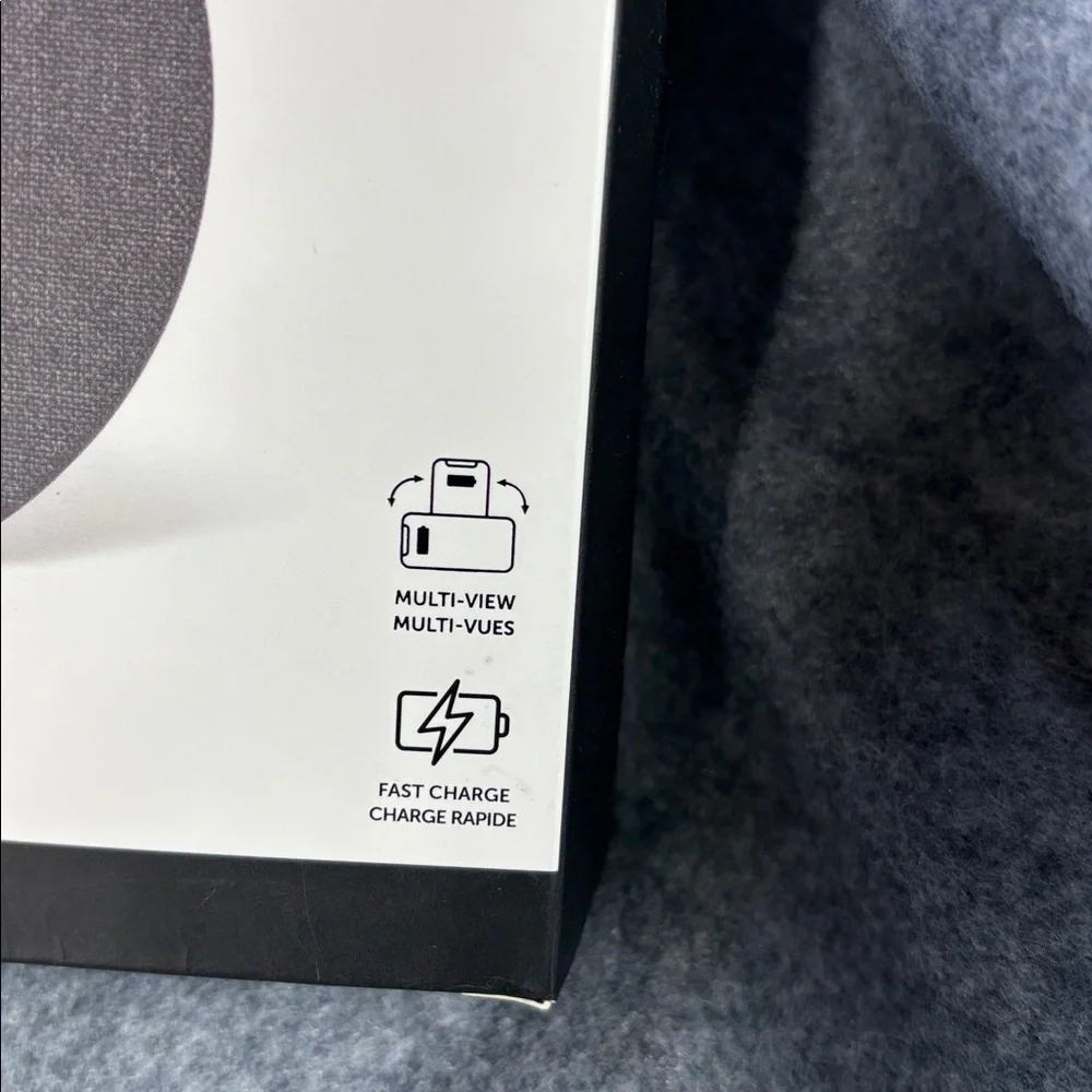 Native Union black Dock Wireless fast Charger optimal angle easy access & cable